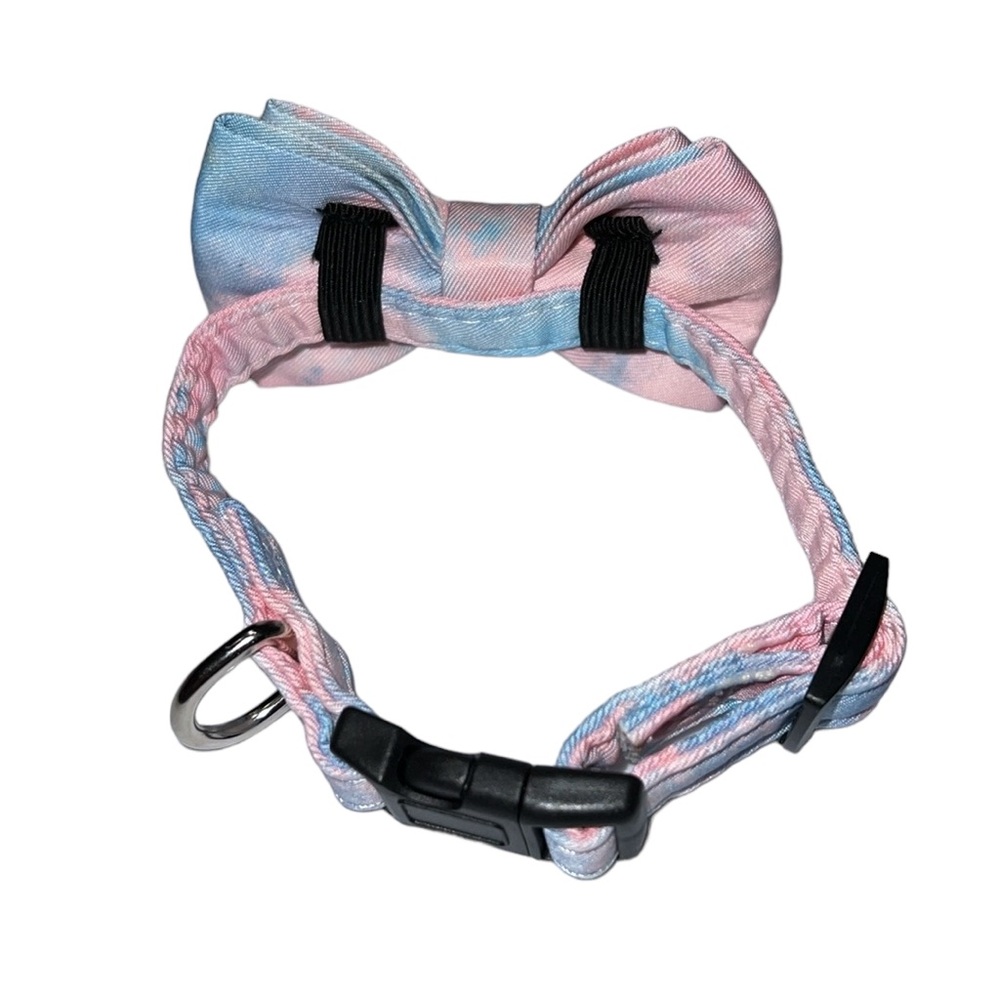 🌟NEW🌟 Tie-Dye Bow Dog Collar - Picture 2 of 5